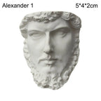 Mini Greek Mythology Bust – Plaster Sculpture for Art Drawing Practice