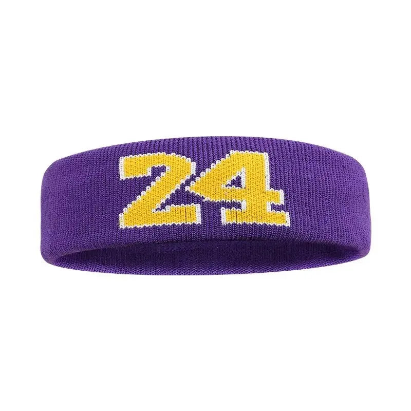 Cotton Athletic Headband – Elastic Sweatband for Gym Sports and Training