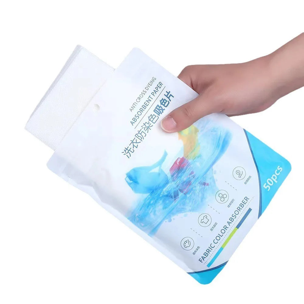 Color Absorption Laundry Sheets – Anti-Staining Paper for Washing Clothes