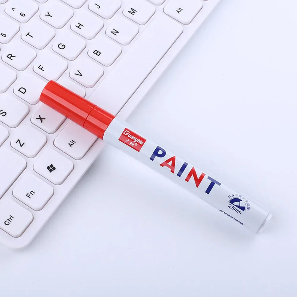Permanent Paint Marker – Waterproof Oily Ink for Car Tires and Metal