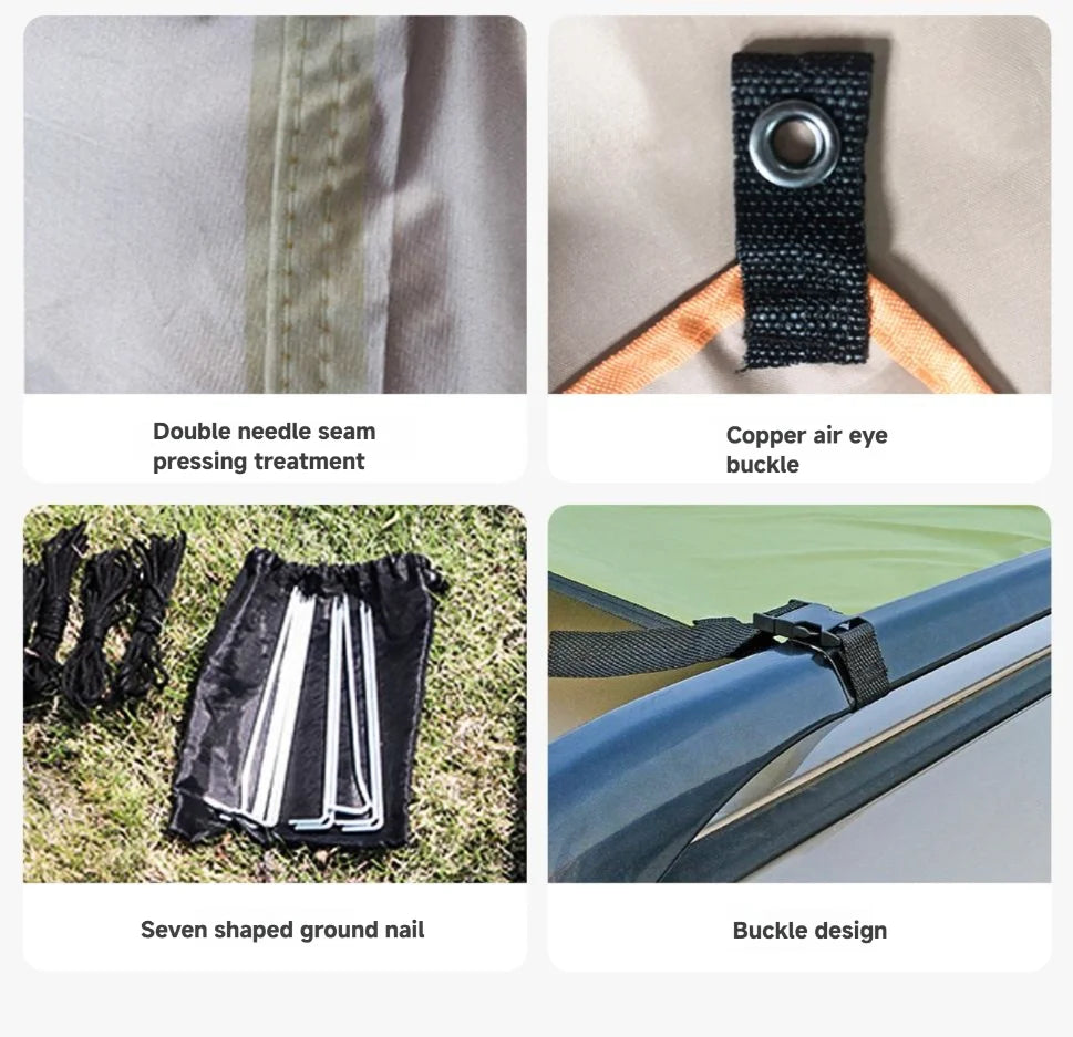 Portable Car Awning Tarp – Lightweight Vehicle Shelter for Camping