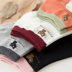 Cute Cat Ankle Socks – Cartoon Animal Kitten Cotton Hosiery for Women