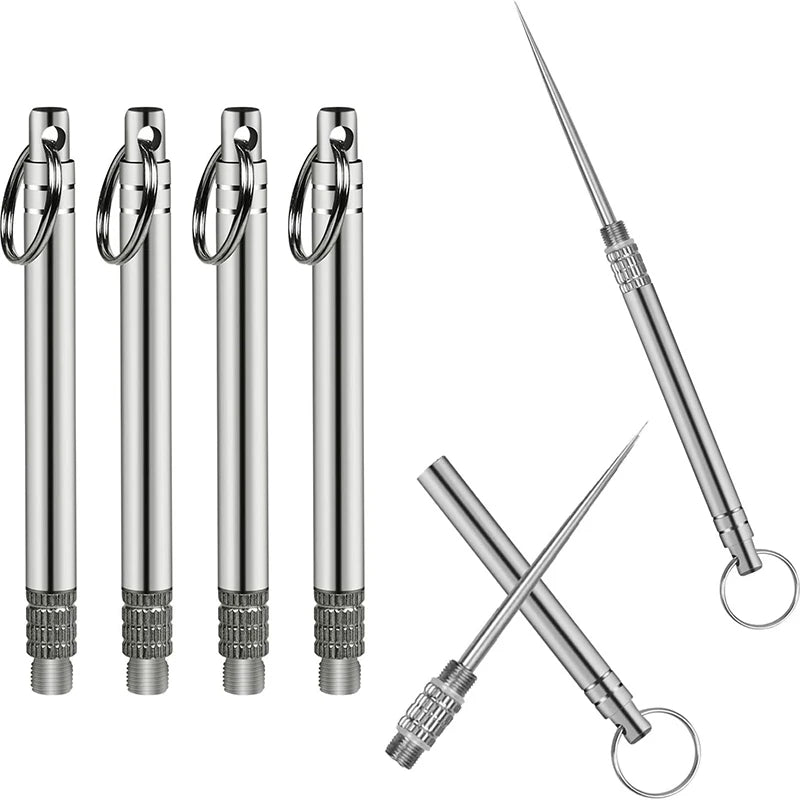 Titanium Pocket Toothpick – Reusable Metal Tool for Camping and Travel