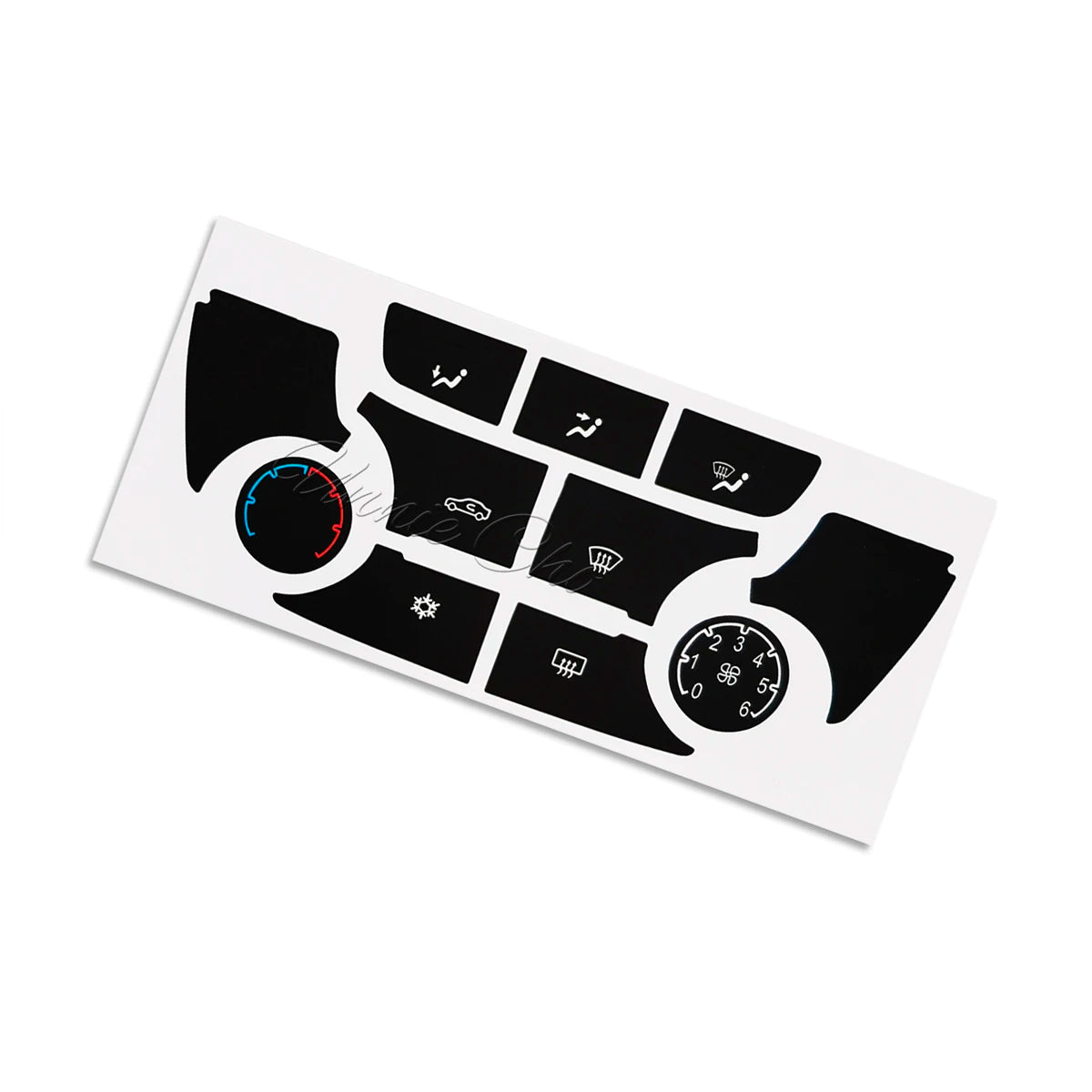 AC Panel Button Repair Decals – Interior Restoration Stickers for Opel Vauxhall