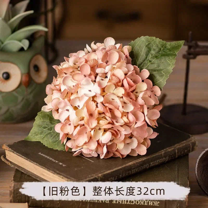 Artificial Silk Hydrangea – Realistic Flower Stem for Wedding Decor