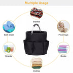 17L Folding Storage Tote – Large Collapsible Basket for Outdoor Cleaning