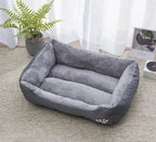 Large Square Dog Bed – Warm Soft Nest for Small Medium and Large Pets
