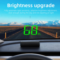 GPS Digital Head Up Display – Windshield Speedometer for Universal Auto