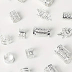 Hollow Out Hair Rings – Metal Jewelry Charms for Braids and Locs