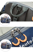 Multi-Pocket Fanny Pack – Water Bottle Holder for Outdoor Hiking and Cycling
