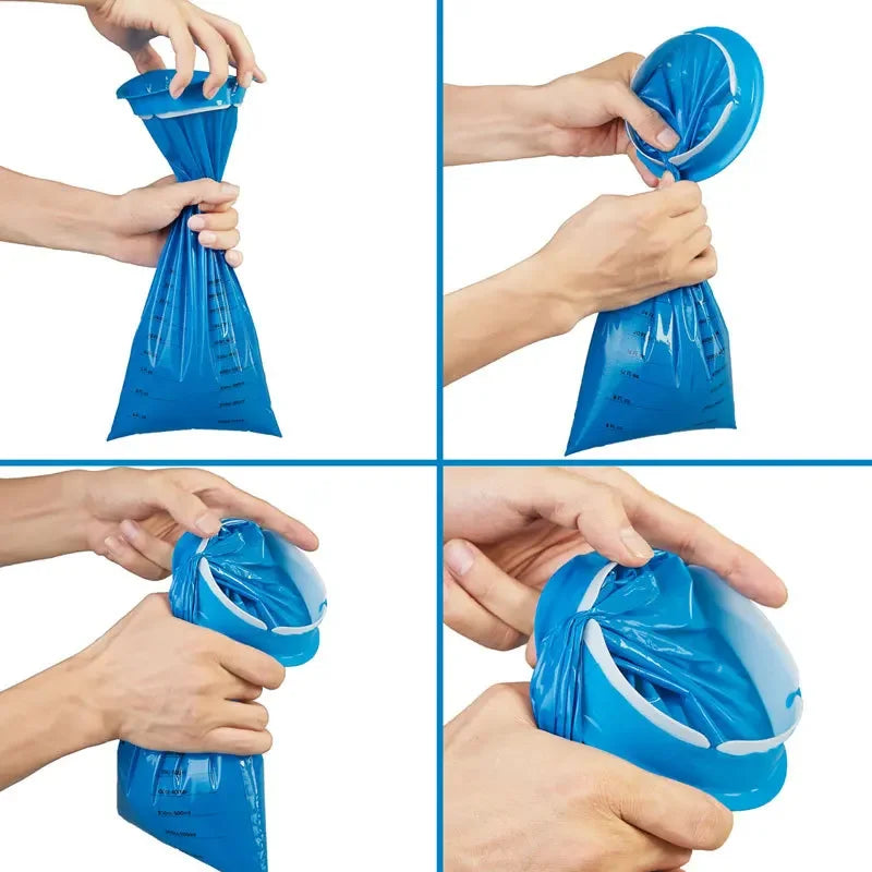 Disposable Vomit Bags – 1000ml Portable Pouches for Travel and Motion Sickness