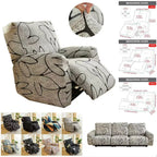 Printed Elastic Recliner Cover – Stretch Slipcover for Living Room Furniture