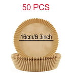 Disposable Air Fryer Parchment Liners – 9 Inch Nonstick Paper for Baking
