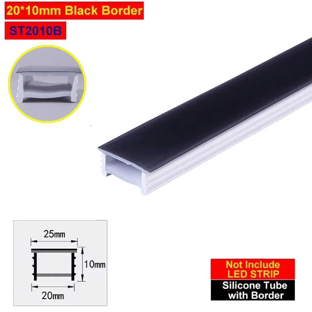 Silicone LED Neon Channel – Flexible Waterproof Housing for COB Strip Lights