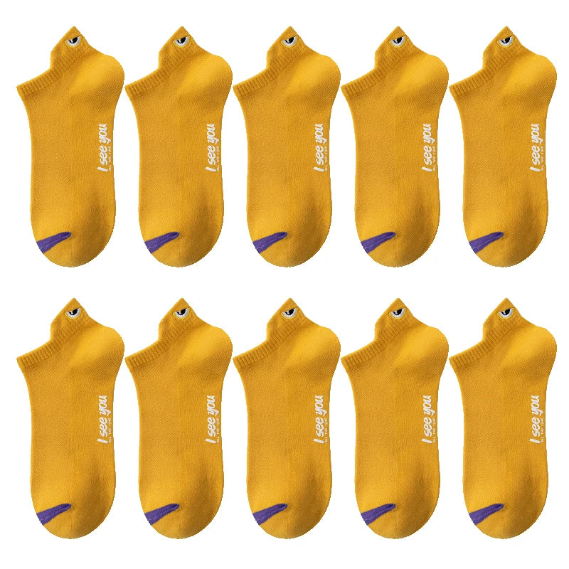 Breathable Ankle Socks – Thin Low-Cut Athletic Wear for Men and Women