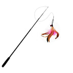 Telescopic Carbon Fiber Cat Wand – 1.8m Interactive Feather Toy for Pet Play