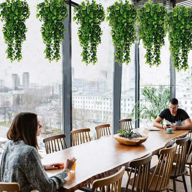 Artificial Eucalyptus Vine – Hanging Greenery for Home and Wedding Decor