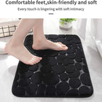 Absorbent Bathroom Rug – Slip-Resistant Floor Mat for Shower and Bathtub