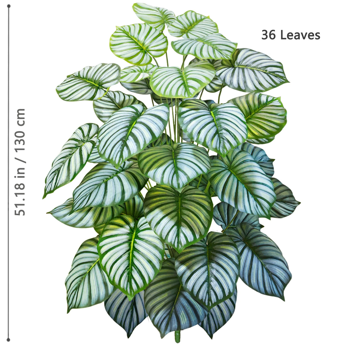 Artificial Tropical Leaf Plant – 60-103cm Potted Faux Greenery for Home Decor