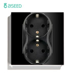 BSEED Touch Light Switch – LED Wall Socket with USB-C for Modern Home Decor