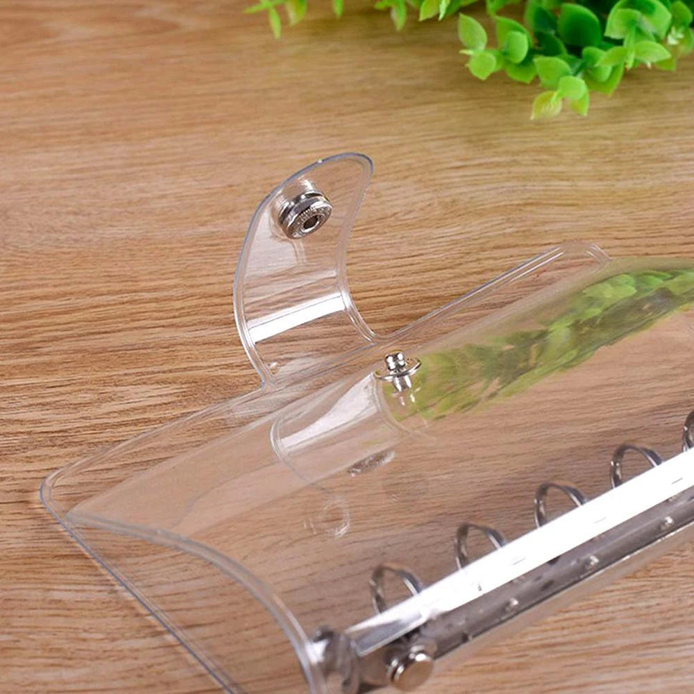 Transparent Loose Leaf Ring Binder – A4-A7 Planner for School and Office