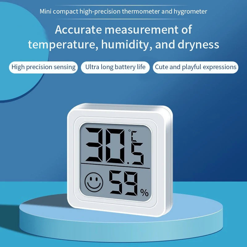 Digital LCD Thermometer Hygrometer – Indoor Temperature Humidity Gauge for Home