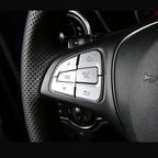 Steering Wheel Button Trim – Decorative Stickers for Mercedes Benz Interior
