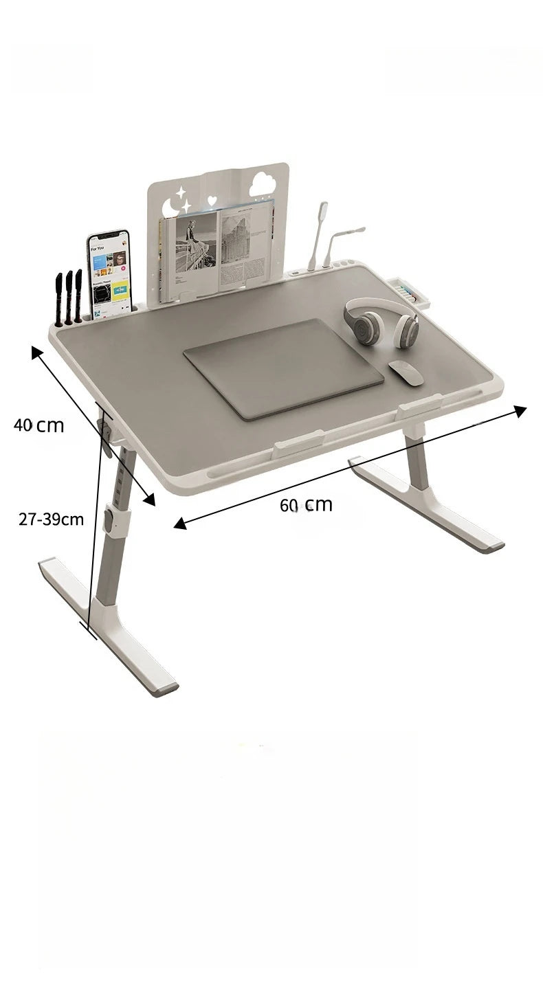 Adjustable Laptop Bed Tray – Portable Folding Desk for Home Office