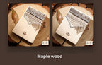 Hluru Wooden Kalimba – 21 Key Thumb Piano for Music Beginners and Education