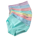 Cotton Mid-Waist Briefs – Breathable Plus Size Underwear for Women