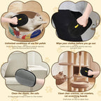 Electrostatic Grooming Gloves – Pet Hair Remover for Dogs and Cats