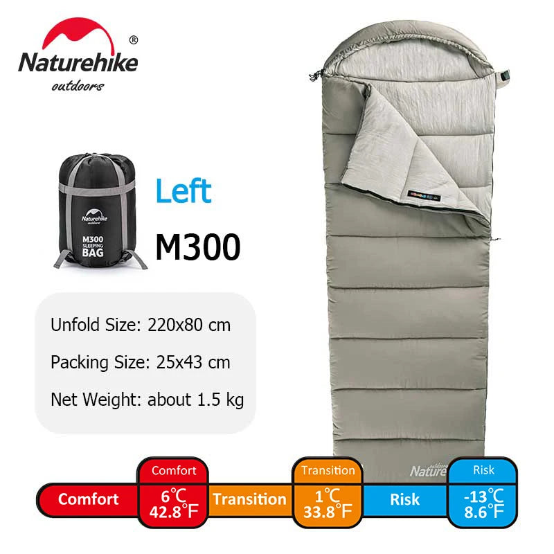Ultralight Winter Sleeping Bag – Waterproof Hooded Gear for Outdoor Camping
