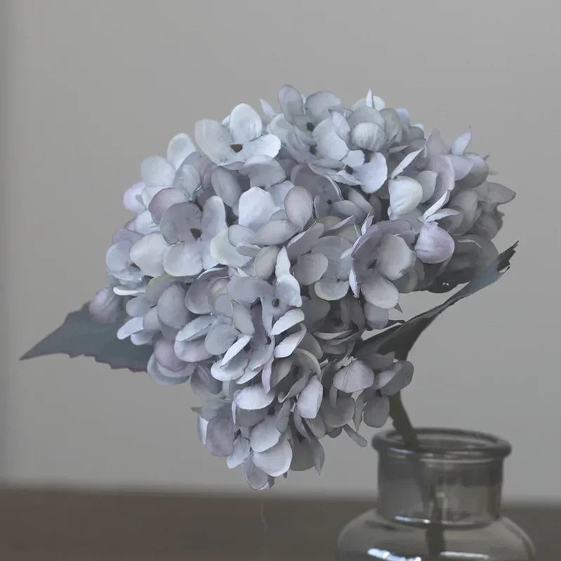 Artificial Silk Hydrangea – Realistic Flower Stem for Wedding Decor