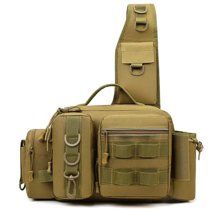 Fishing Tackle Backpack – Gear Storage Bag with Rod Holder for Fly Fishing