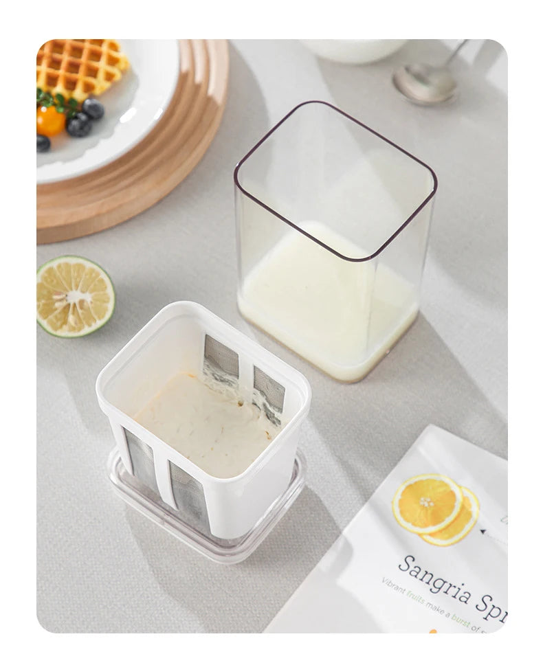 Stainless Steel Greek Yogurt Maker – Whey Strainer for Kitchen Fermentation