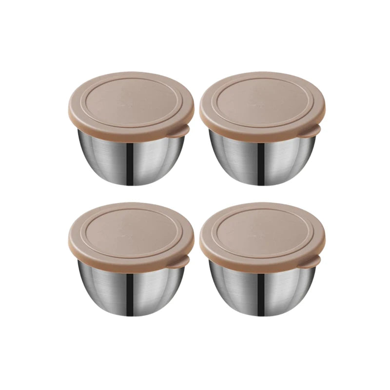 Stainless Steel Sauce Cup – Leakproof Dressing Container for Kitchen Lunch