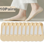 Cotton Invisible Low Cut Socks – Breathable Non-slip Liners for Casual Wear