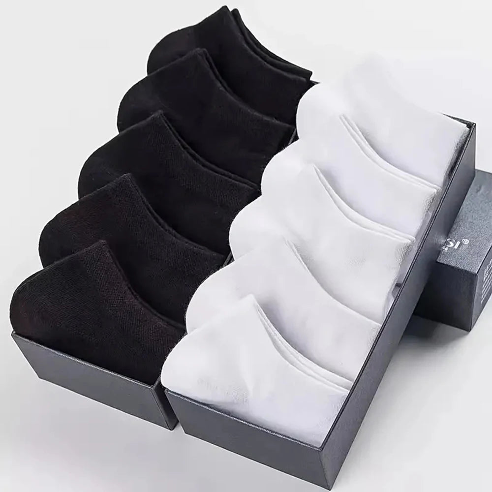 Men's Breathable Ankle Socks – Moisture Wicking Business for Daily Sport