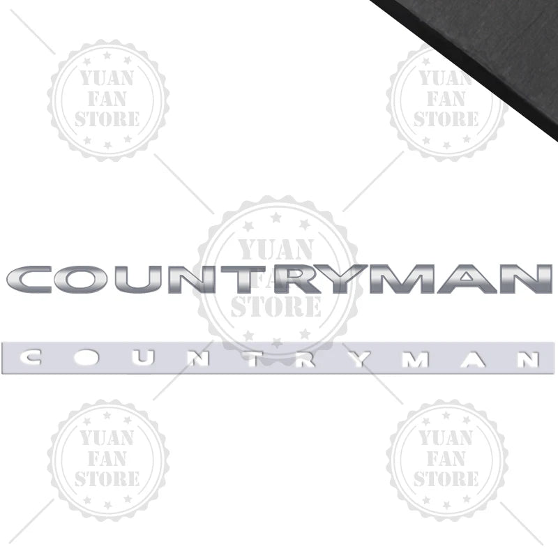 3D Metal Letter Emblem – Rear Trunk Badge for MINI Cooper S Styling