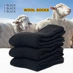 Merino Wool Blend Socks – Thermal Harajuku Style for Winter Cold