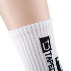 Non-Slip Silicone Grip Sports Socks – Mid-Calf Athletic Gear for Football Yoga