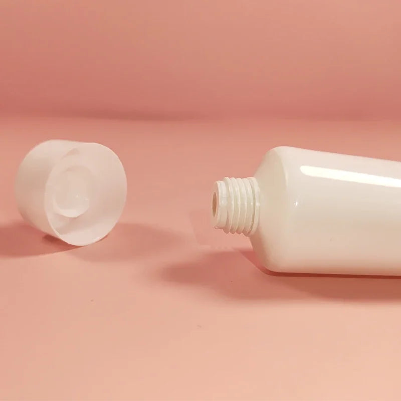 Empty Plastic Cosmetic Squeeze Tubes – Travel Size Refillable Containers for Toiletries