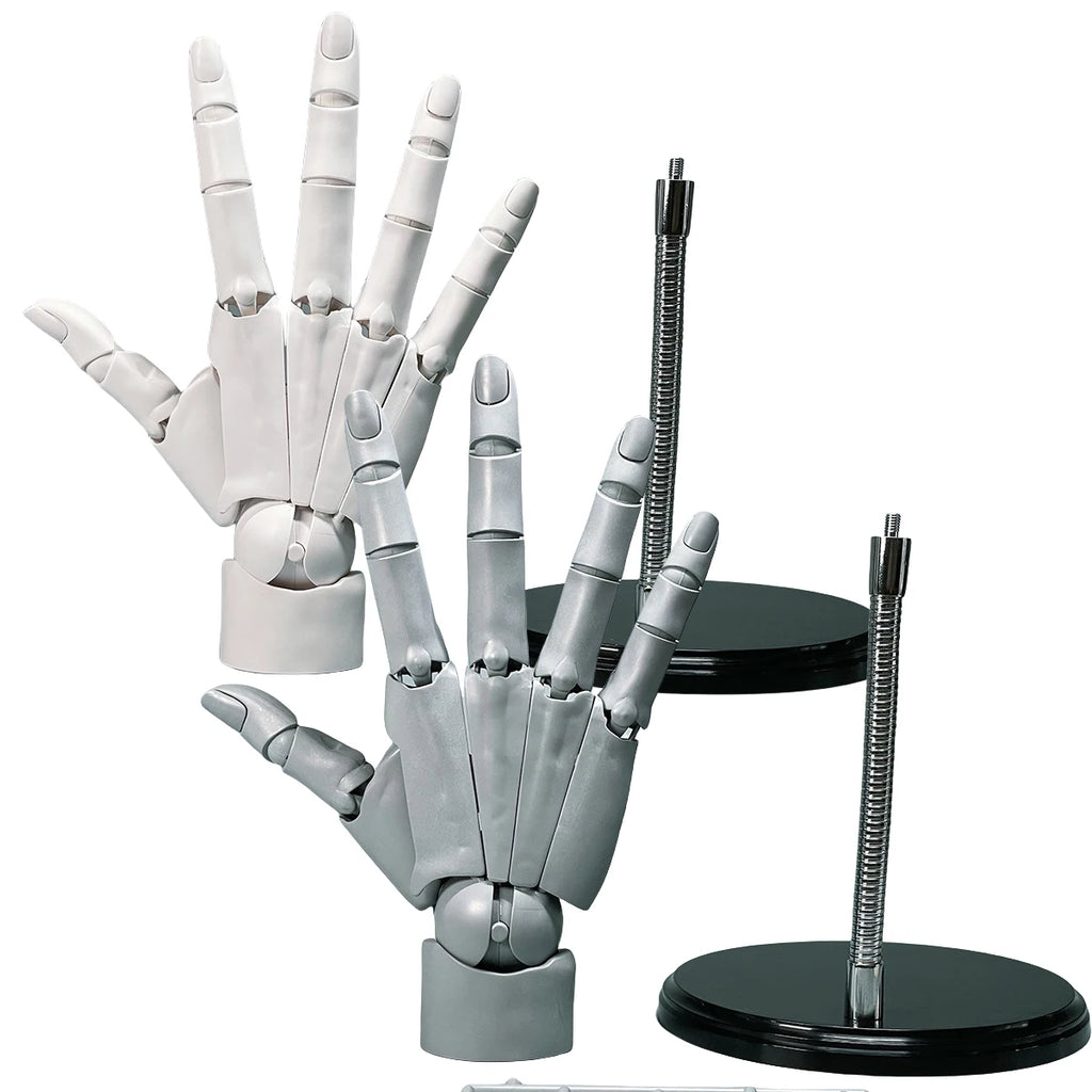Articulated Wooden Hand Model – Posable Sketching Figurine for Artists