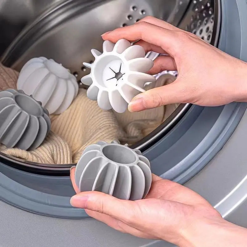 Silicone Laundry Balls – Reusable Pet Hair Remover for Washing Machines