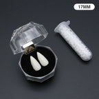 Vampire Fangs with Adhesive – Realistic Dentures for Halloween Cosplay