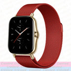 Milanese Stainless Steel Watch Band – 20mm 22mm Strap for Amazfit Smartwatches