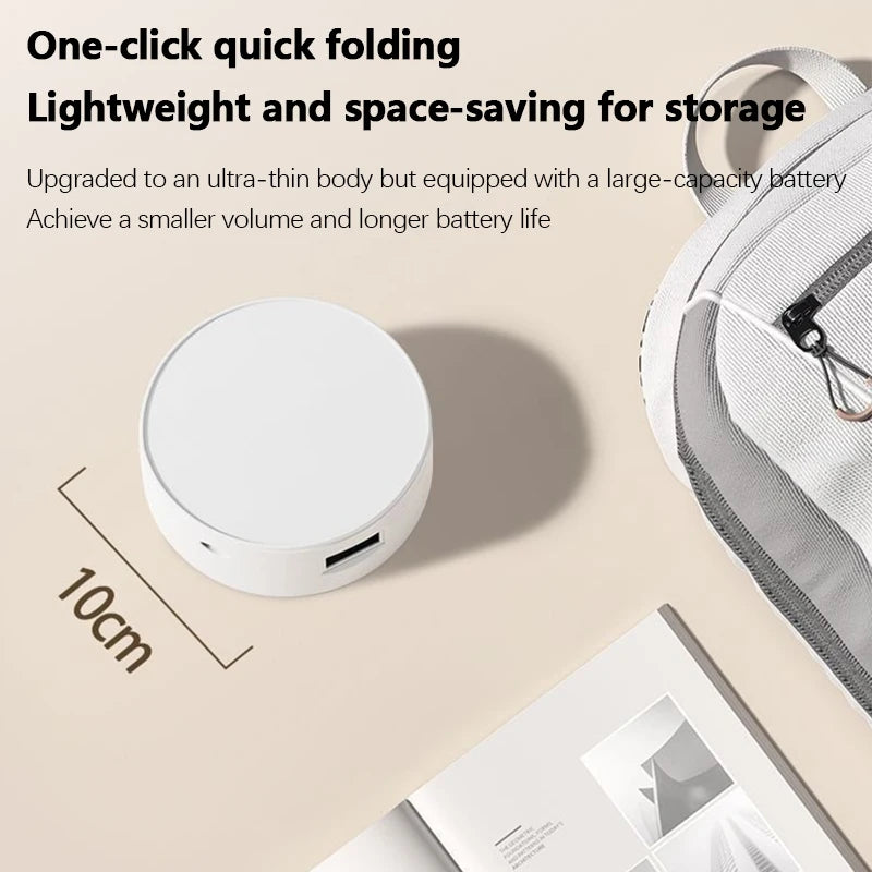 Foldable LED Desk Lamp – Rechargeable USB Reading Light for Home Office