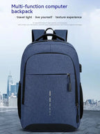 Large Capacity Laptop Backpack – Unisex Minimalist Travel Bag for Students