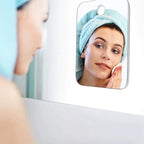 Acrylic Suction Shower Mirror – Portable Shaving and Makeup Tool for Bathroom