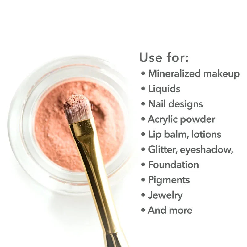 Refillable Cosmetic Sample Jars – Small Plastic Containers for Travel Storage